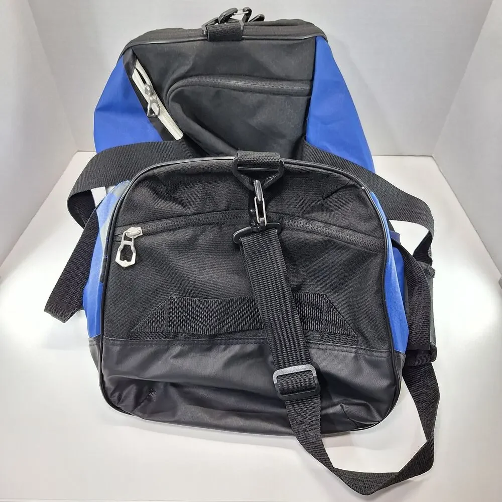 Adidas 2017 Team Issue Duffel Bag Medium Blue Hydro Shield Gym Sports Travel